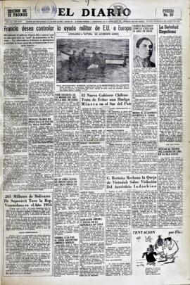 El Diario, edición del 9 de enero de 1955