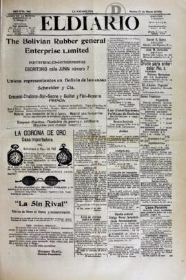 El Diario, edición del 27 de marzo de 1906