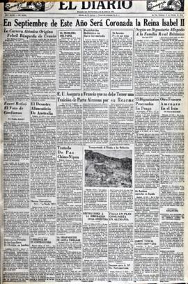 El Diario, edición del 17 de febrero de 1952