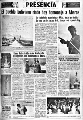 Presencia, edición del 23 de marzo de 1966