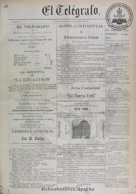 El Telegrafo, edición del 30 de enero de 1895