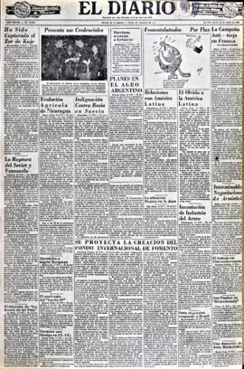 El Diario, edición del 19 de junio de 1952
