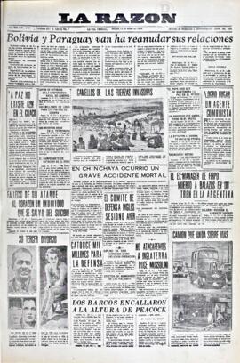 La Razón, edición del 13 de enero de 1936