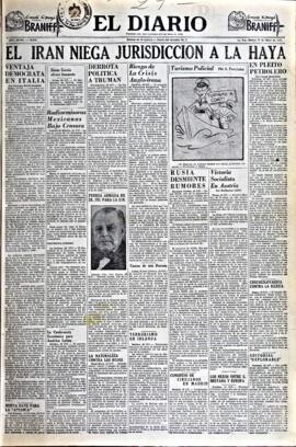 El Diario, edición del 29 de mayo de 1951