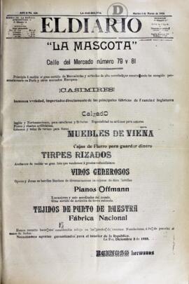 El Diario, edición del 6 de Marzo de 1906