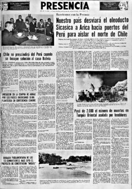 Presencia, edición del 21 de agosto de 1966