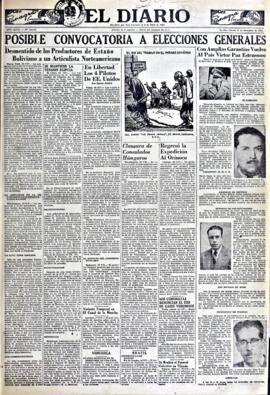 El Diario, edición del 29 de diciembre de 1951