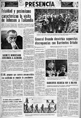 Presencia, edición del 29 de octubre de 1966