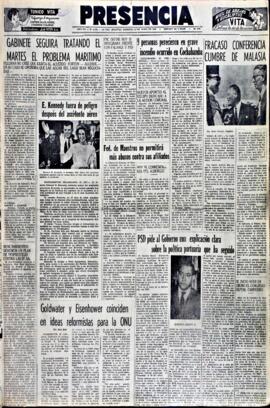 Presencia, edición del 21 de junio de 1964