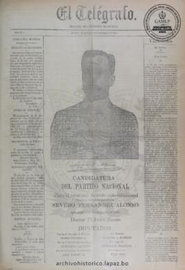 El Telegrafo, edición del 8 de octubre de 1895