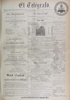 El Telegrafo, edición del 26 de octubre de 1893