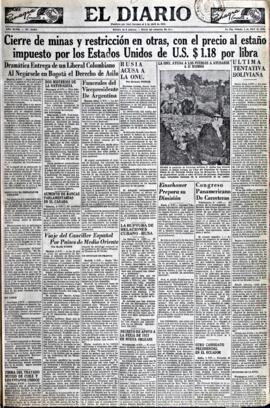 El Diario, edición del 5 de abril de 1952