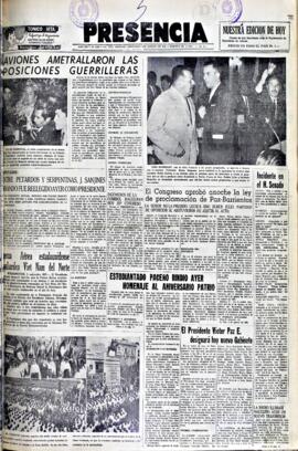 Presencia, edición del 5 de agosto de 1964