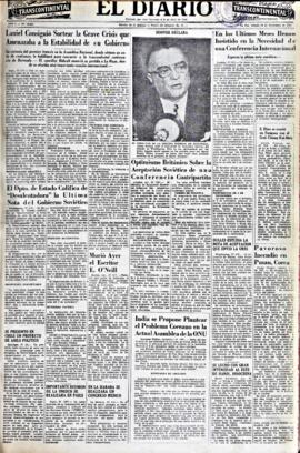 El Diario, edición del 28 de noviembre de 1953