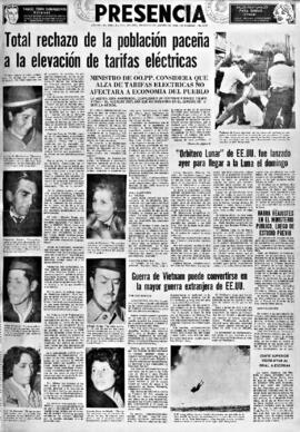 Presencia, edición del 11 de agosto de 1966