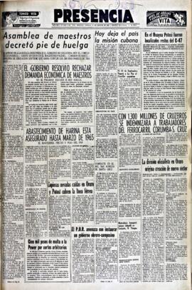 Presencia, edición del 25 de agosto de 1964