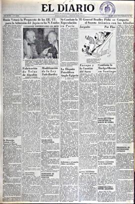 El Diario, edición del 18 de septiembre de 1952