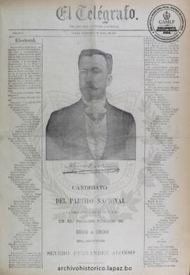 El Telegrafo, edición del 26 de abril de 1895