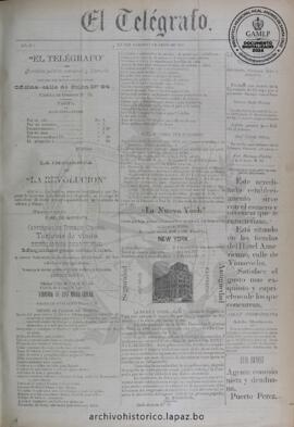 El Telegrafo, edición del 7 de abril de 1894