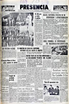 Presencia, edición del 18 de julio de 1964