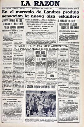 La Razón , edición del 16 de marzo de 1937