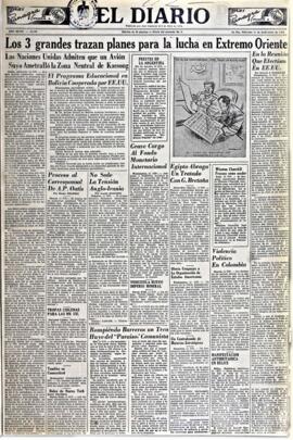 El Diario, edición del 12 de septiembre de 1951