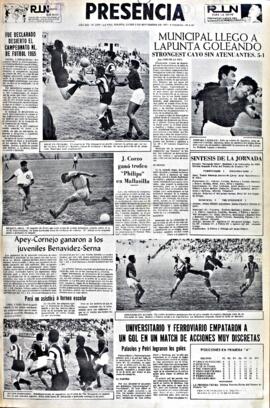 Presencia, edición del 6 de septiembrede de 1965