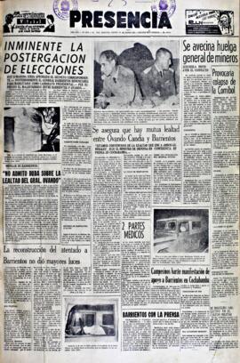 Presencia, edición del 25 de marzo de 1965