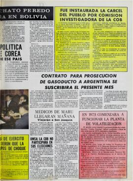 FUE INSTAURADA LA CARCEL DEL PUEBLO POR COMISION INVESTIGADORA DE LA COB. (1971, 18 de agosto). Hoy [La Paz, Bolivia], p. 9.