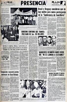Presencia, edición del 2 de noviembre de 1965