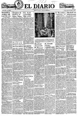 El Diario, edición del 14 de mayo de 1951