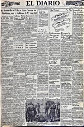 El Diario, edición del 26 de junio de 1952