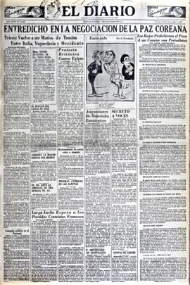 El Diario, edición del 12 de julio de 1951