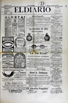 El Diario, edición del 8 de mayo de 1906
