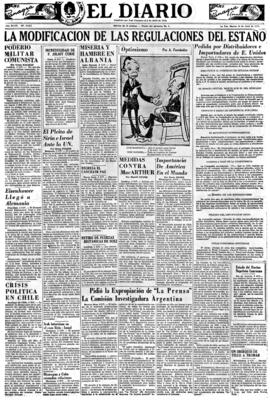 El Diario, edición del 10 de abril de 1951