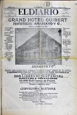 El Diario, edición del 31 de octubre de 1905