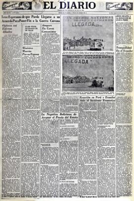 El Diario, edición del 13 de agosto de 1951
