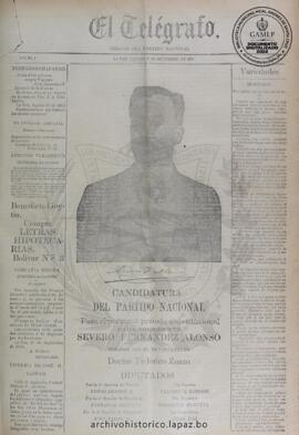 El Telegrafo, edición del 7 de septiembre de 1895
