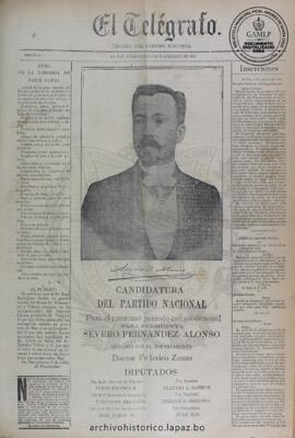 El Telegrafo, edición del 6 de noviembre de 1895