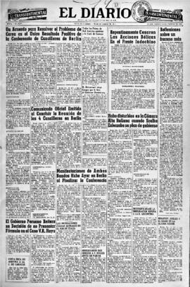 El Diario, edición del 19 de febrero de 1954