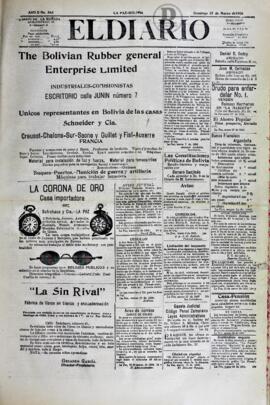 El Diario, edición del 25 de marzo de 1906