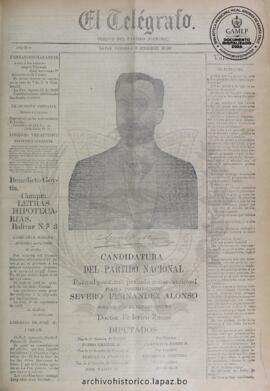 El Telegrafo, edición del 6 de septiembre de 1895