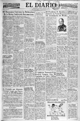 El Diario, edición del 27 de marzo de 1954