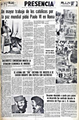 Presencia, edición del 6 de octubre de 1965