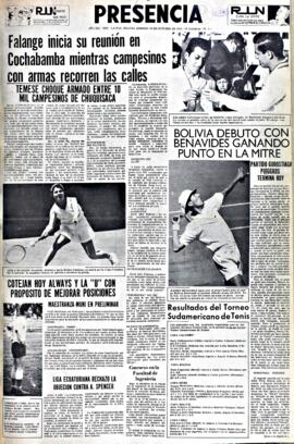Presencia, edición del 10 de octubre de 1965