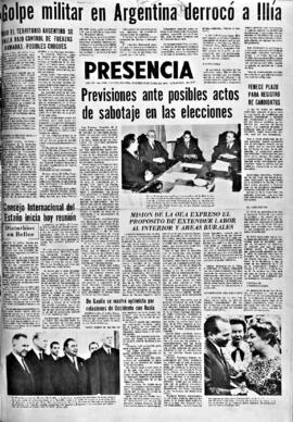 Presencia, edición del 28 de junio de 1966