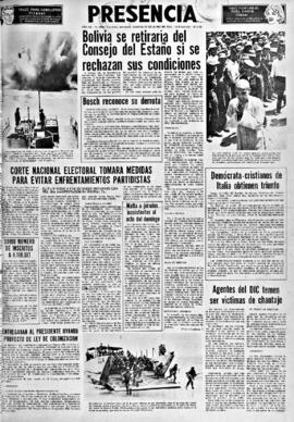 Presencia, edición del 14 de junio de 1966