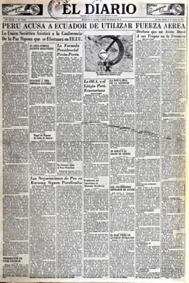El Diario, edición del 14 de agosto de 1951
