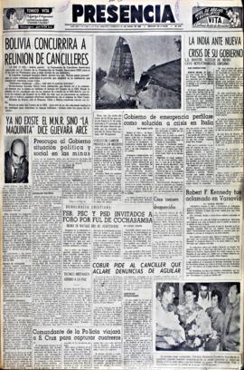 Presencia, edición del 28 de junio de 1964