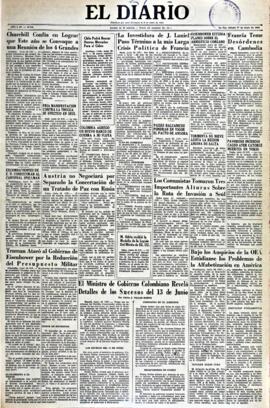 El Diario, edición del 27 de julio de 1953